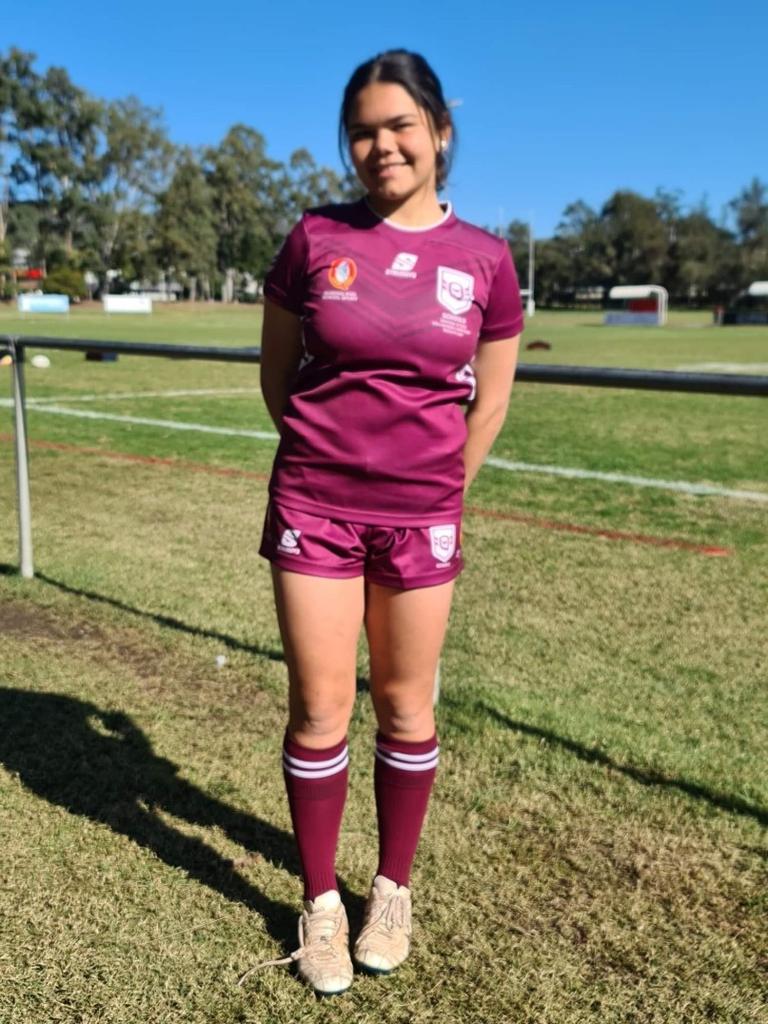 Mariah Brown will represent the Queensland Schoolgirls against NSW on Wednesday night. Picture: Contributed