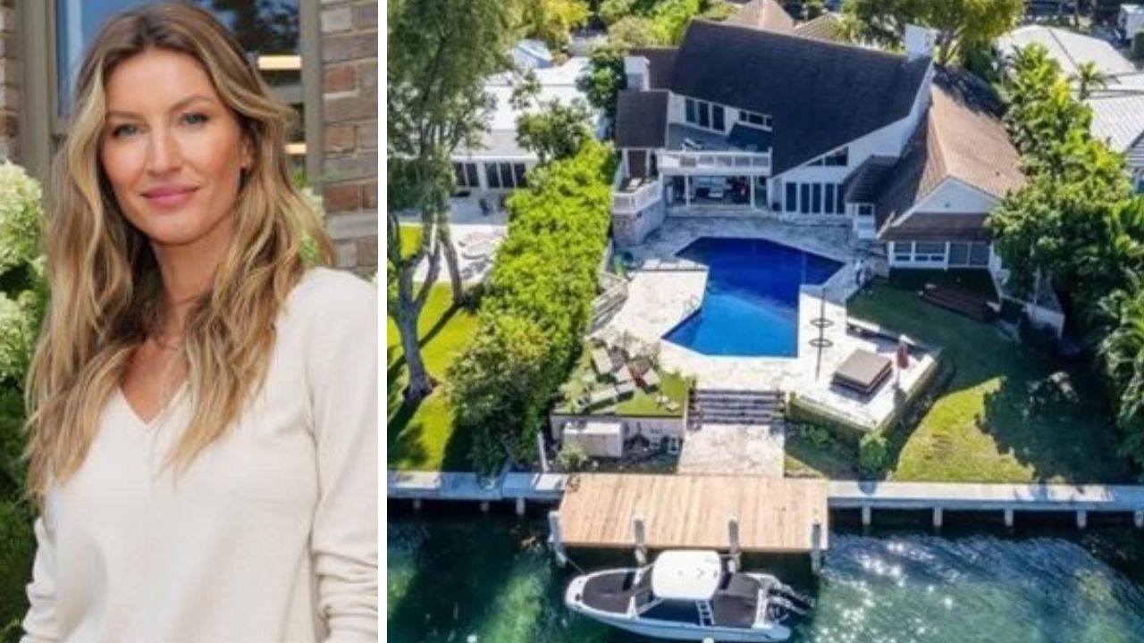 Inside Gisele Bündchen’s $17.5m mansion. Picture: Getty Images/Realtor