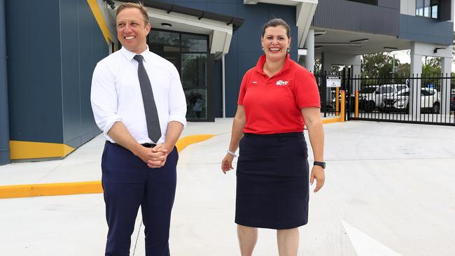 Nikki Boyd with Labor leader Steven Miles