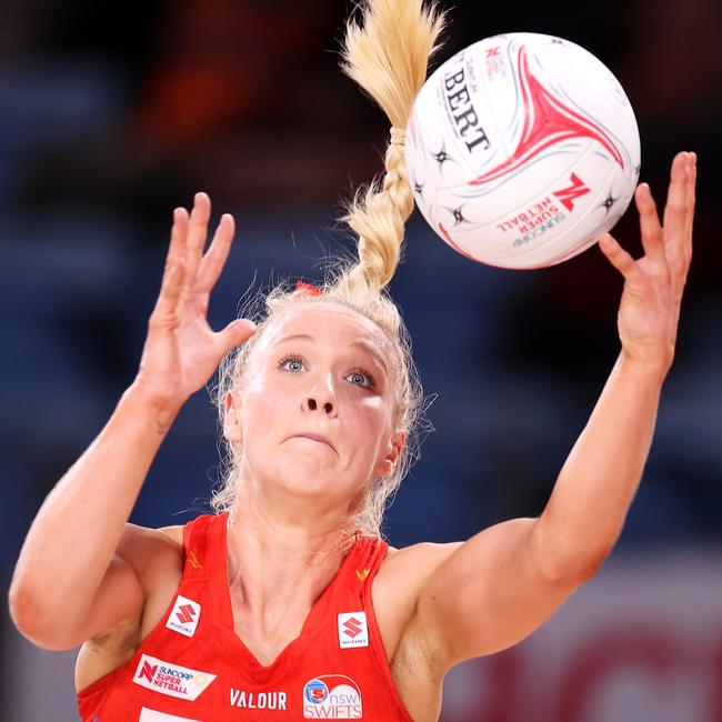 Tayla Fraser of the Swifts. Picture: Getty Images