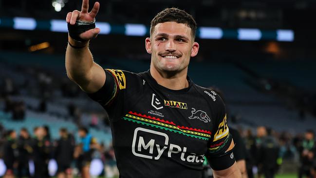 NRL 2024 PF Penrith Panthers v Cronulla-Sutherland Sharks - Nathan Cleary. Picture: NRL Photos