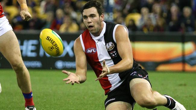 What to make of the conundrum that is St Kilda’s Paddy McCartin. Picture: George Salpigtidis