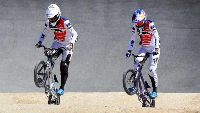 The Sakakibara siblings were both racing in Bathurst when Kai has his accident in February. Picture: Adam Head.