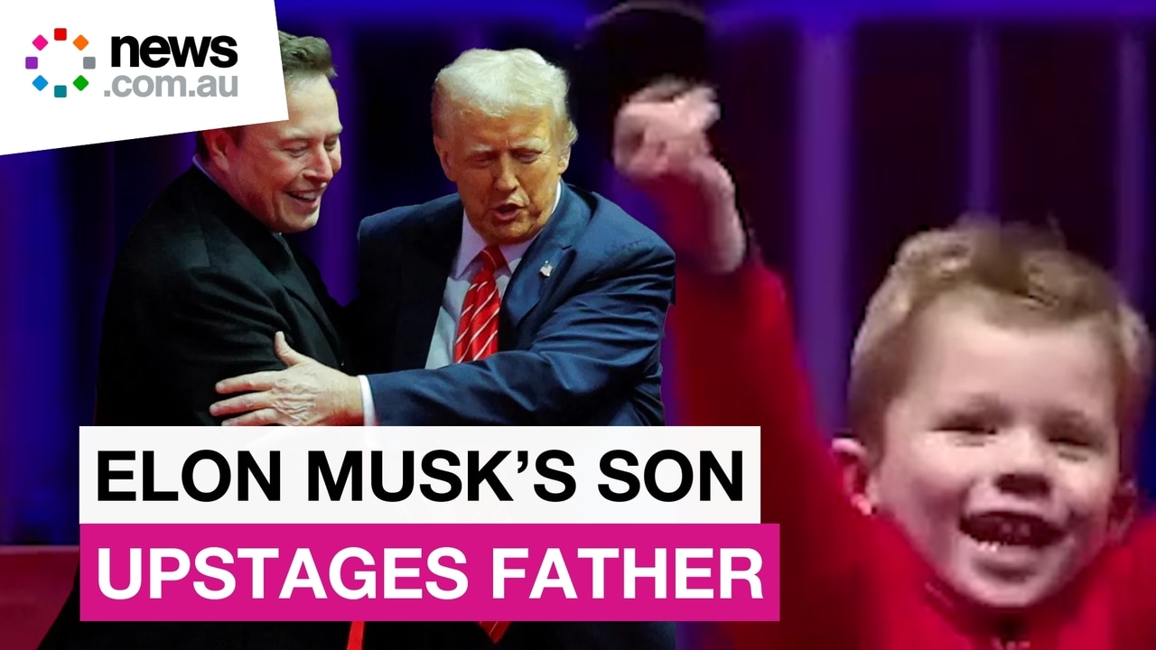 Elon Musk's son X steals show at Trump rally