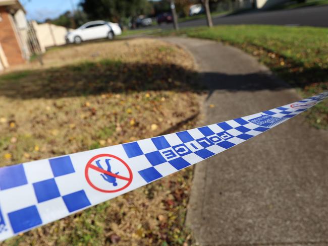 MELBOURNE, AUSTRALIA- NewsWire Photos June 25 2022,  Generic View of Police tape at a crime scenePicture: NCA NewsWire /Brendan Beckett