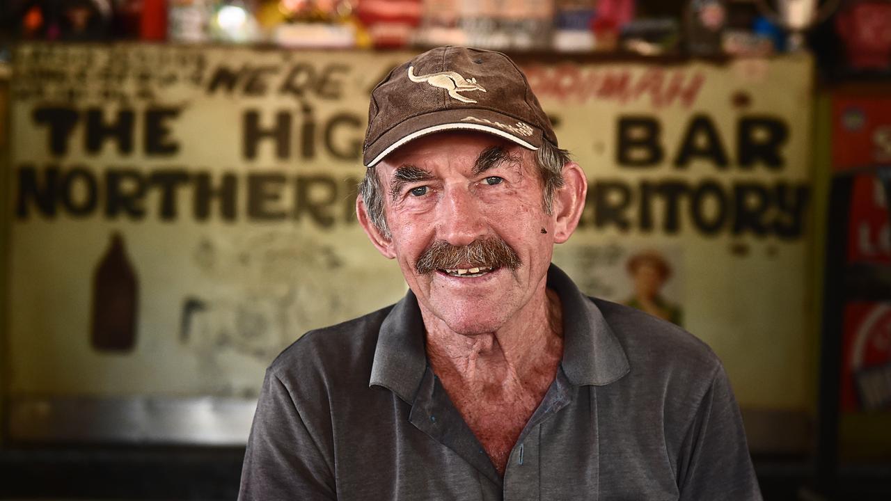 Paddy Moriarty in Larrimah in 2016. Picture: Helen Orr