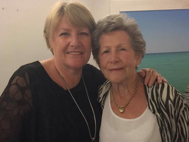 Debbie Abela with her mum Lola O’Neill.