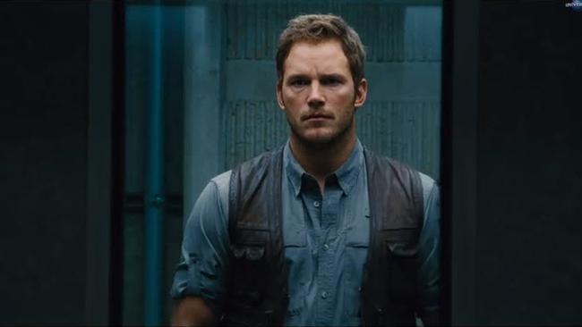 Chris Pratt stars in Jurassic World.