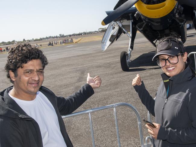 Krishna Subedi and Bhawana Subedi Mildura Air Show 2024. Picture: Noel Fisher.