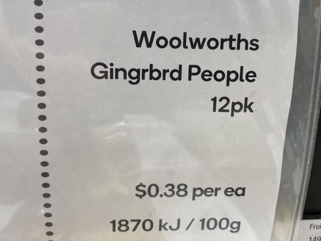 People are kicking off over Woolworths renaming its Gingerbread cookies in 2023. Picture: Reddit