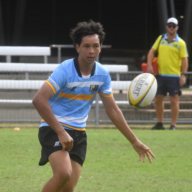 QLD Rugby Union State Championships (17-18 years boys) at the Townsville Sports Precinct. Friday May 23. Northern against Peninsular. Picture: Evan Morgan