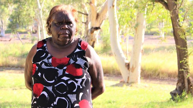 Kumanjayi Walker's grandmother Yamurna Oldfield says the key to keeping troubled youths on the straight and narrow is to ‘take them out to the bush and teach them’ culture. Picture: Jason Walls