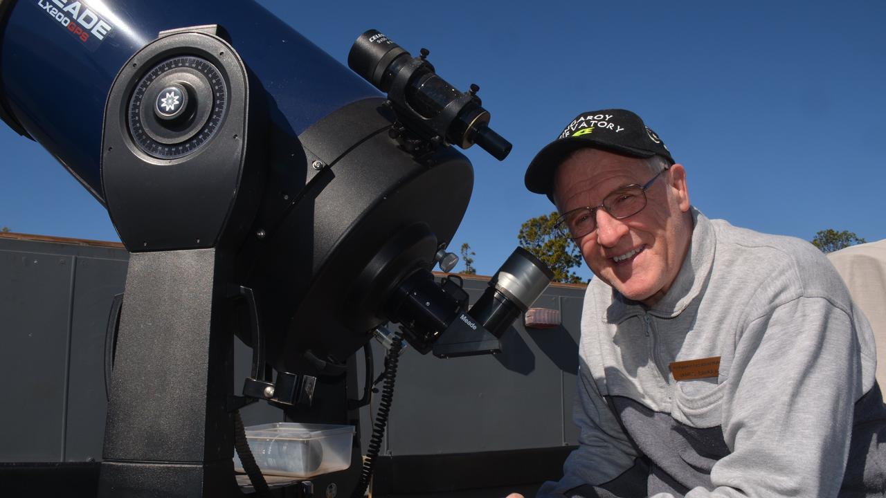 Kingaroy Observatory owner James Barclay.