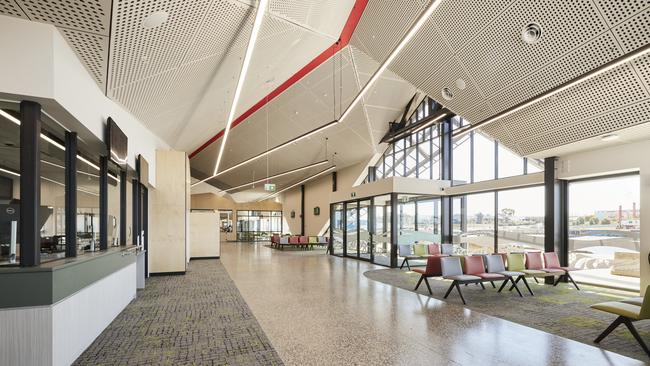 The new Spirit of Tasmania ferry terminal at Geelong. Pic: R.Merrett.