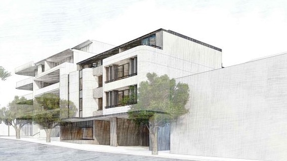 An aritst’s impression fo the Sydney Rd, Balgowlah development. Picture: PBD Architects.