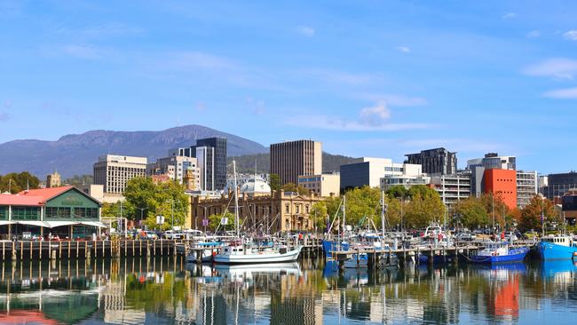 Hobart's water front. Picture: Kelvin Ball. Your Focus on Tasmania **ONE TIME USE ONLY**