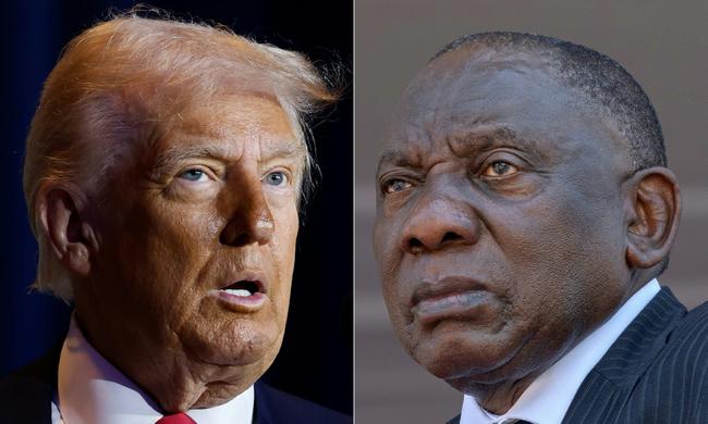 US President Donald Trump and South African counterpart Cyril Ramaphosa have been at odds on multiple issues