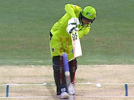 Khawaja wasn't given out by the umpire.