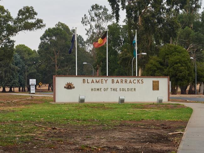 WAGGA NEWS/AAP. Kapooka Military Base - Blamey Barracks in Wagga Wagga NSW. (AAP IMAGE/ Michael Frogley)