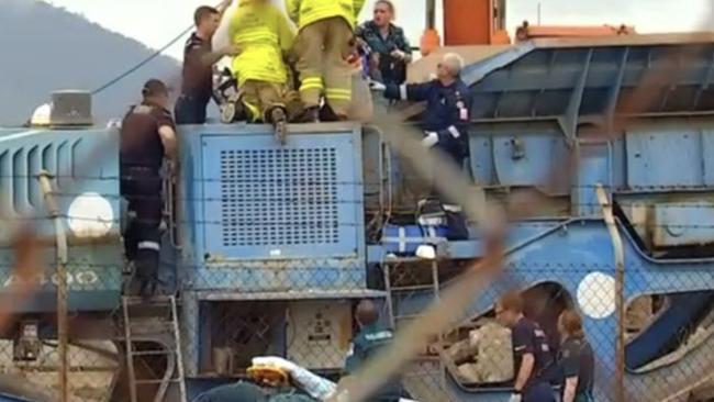 A Yeppoon man has died in hospital hours after he suffered critical head injuries in a workplace accident at a earthworks site in North Rockhampton. Photo: 7 News