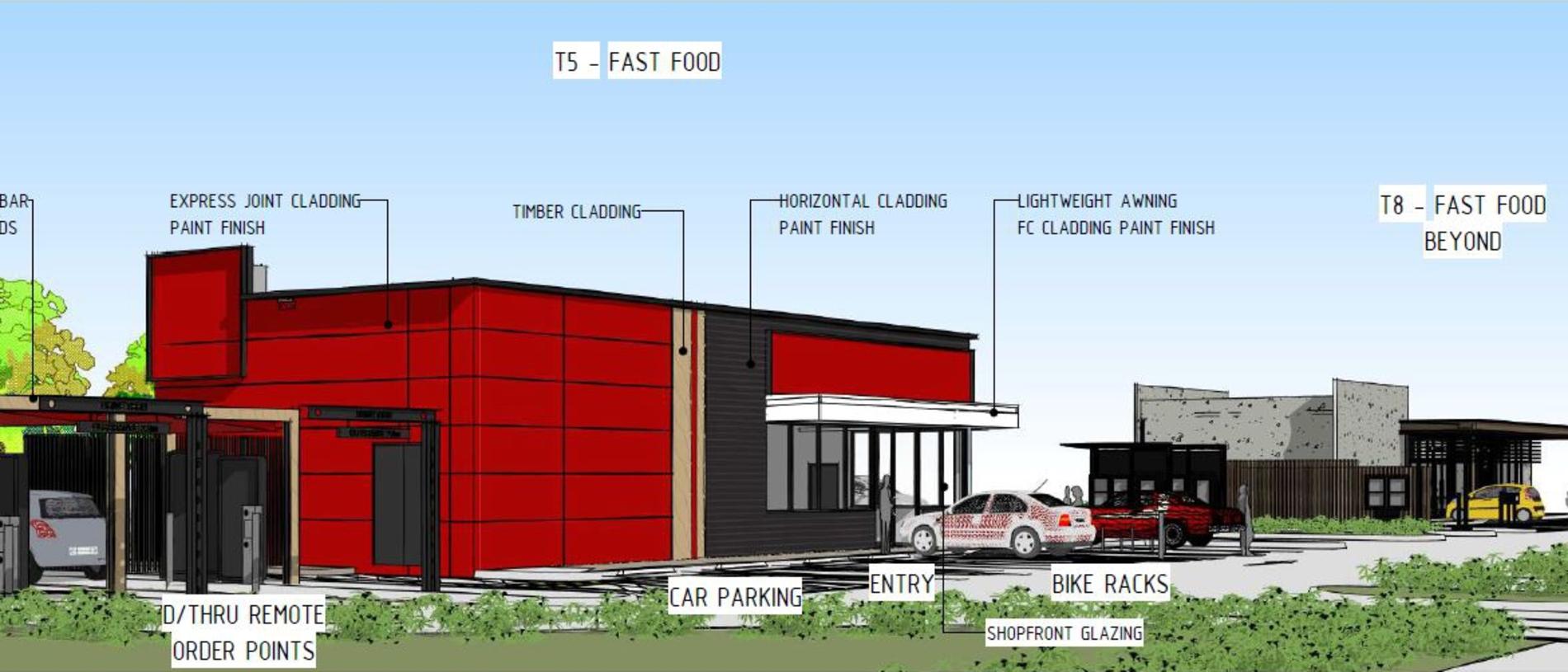 A proposal for a 24-hour service station lodged with council is set to include four separate fast food outlets for drivers using the Bruce Highway.