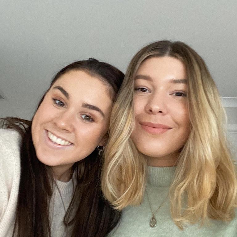 Lily Galbraith, 24, (left) died in Legacy Way Tunnel on Wednesday after an ex-cop driving an Audi crashed into the back of her car. She was a passenger in her close friend Emma McLean's car.