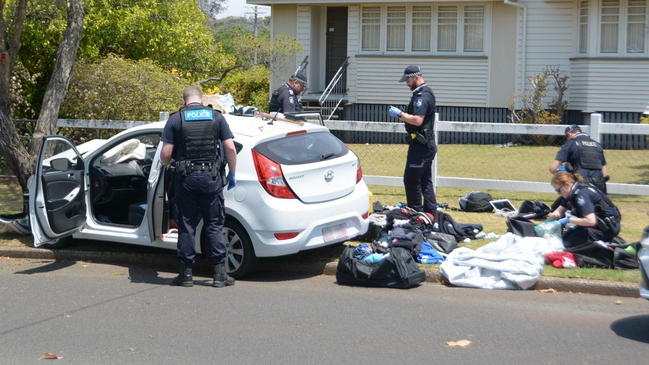 Police allegedly seized prescription drugs and a firearm after a woman crashed a white Hyundai hatchback in to a tree on Alderley Street, South Toowoomba about 12.30pm on Wednesday, November 15, 2023.