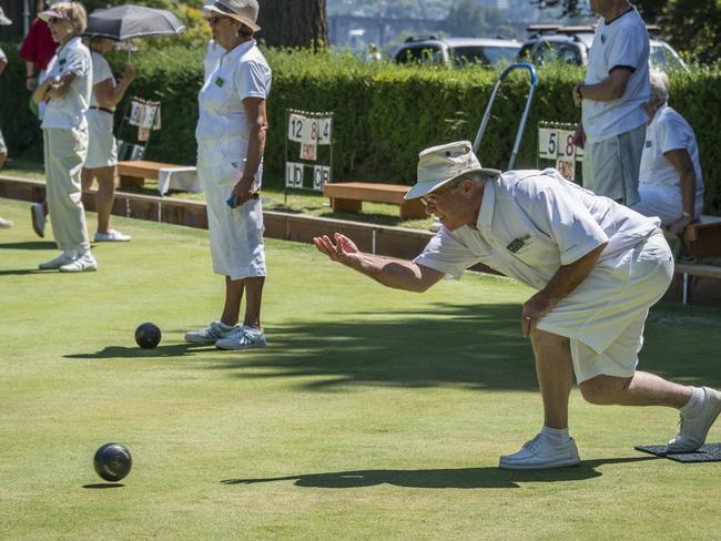 A retiree playing bowls on the bowling green. Picture: iStock.