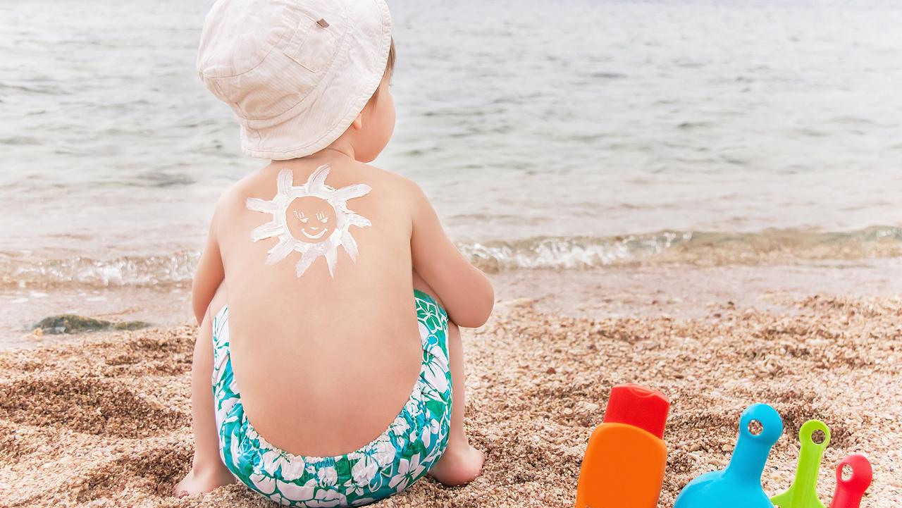Using lots of sunscreen is important on skin of all ages. Picture: istock