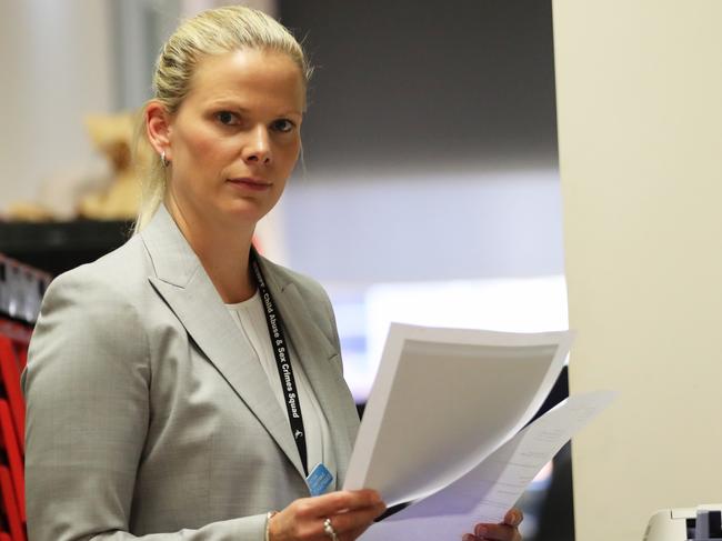 Detective Senior Constable Tara Chapman helped the girl get out of Lebanon and back to Australia. Picture: John Grainger