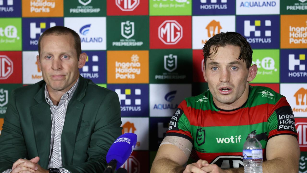 Cameron Murray found it very difficult having to address media last year when the club was struggling. Picture: Cameron Spencer/Getty Images