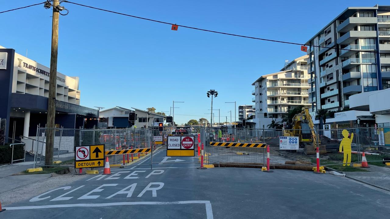 Major works are under way in Mooloolaba.