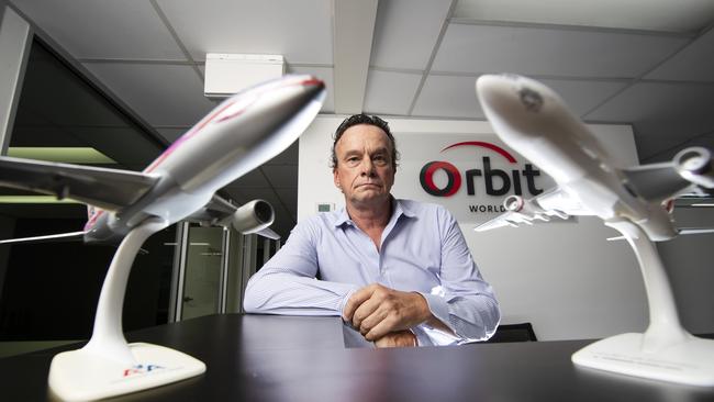 Southport ‘s Orbit World Travel Executive Director Michael Chase-Smith says his business was ‘savaged’ by border closures. Picture: NIGEL HALLETT