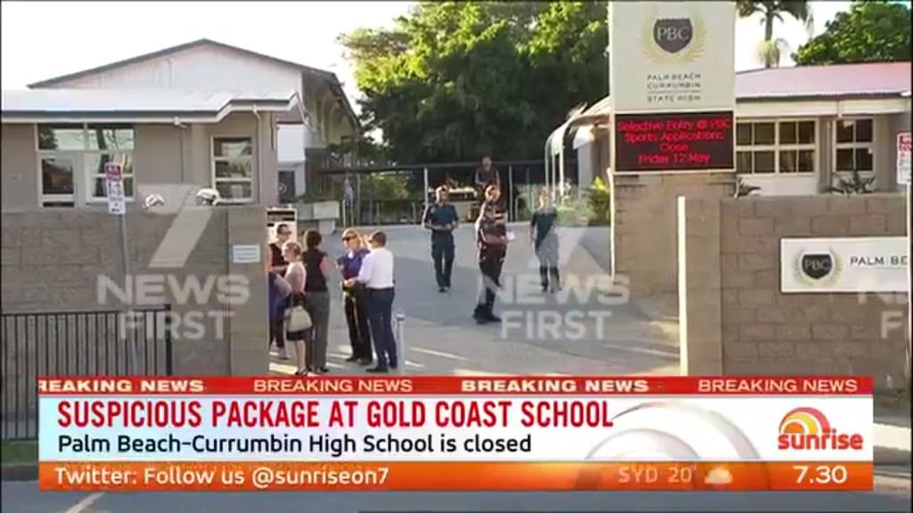 Suspicious package found at Gold Coast school