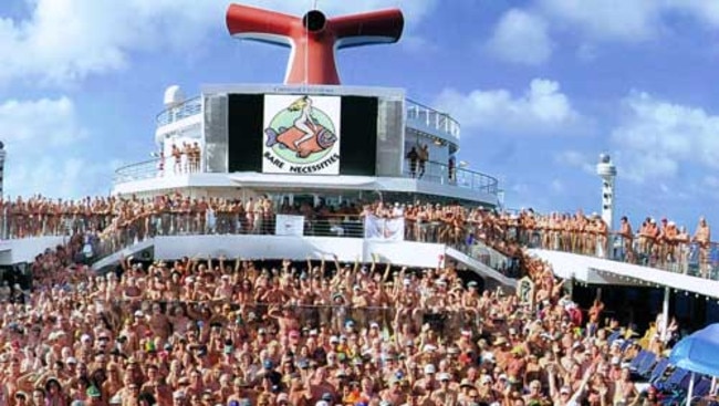 A nude cruise — the stuff of your wildest dreams, or nightmares?