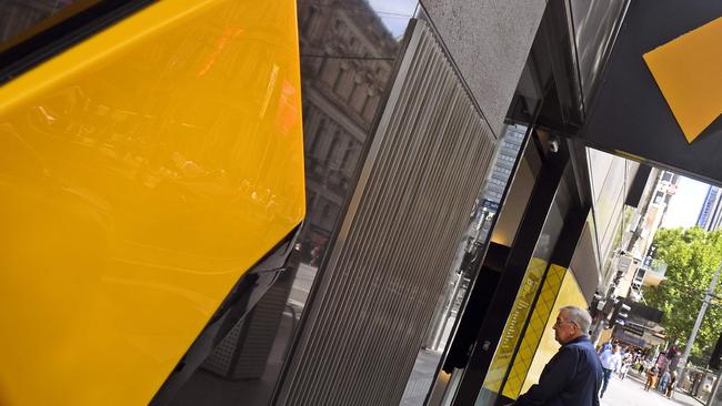 CBA group executive for retail banking Angus Sullivan said the problems had affected the bank’s network infrastructure. Picture: AFP