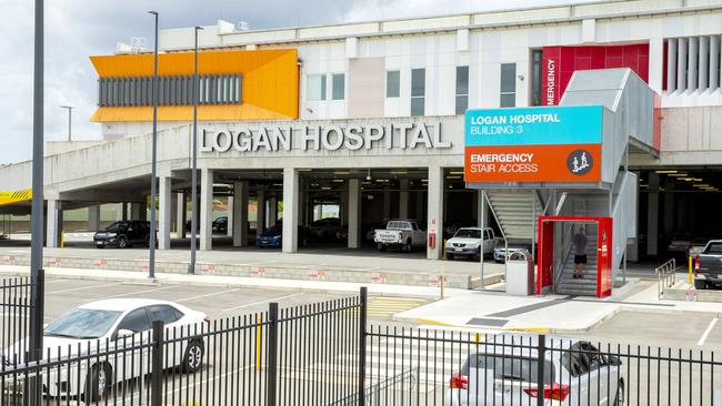 Logan Hospital’s emergency department was at capacity yesterday.