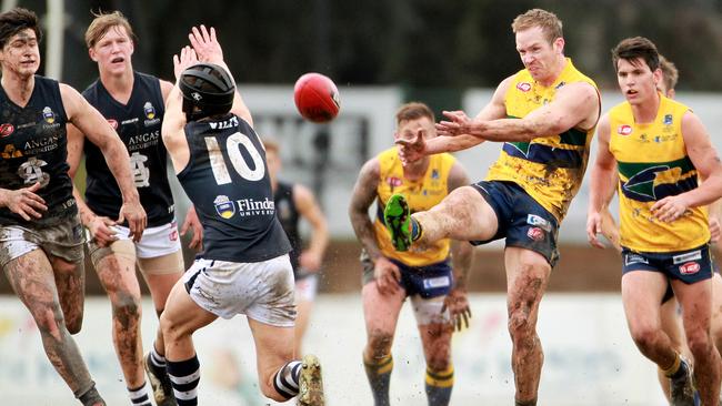 SANFL: Eagles v South Adelaide at Woodville Oval. Picture: DYLAN COKER