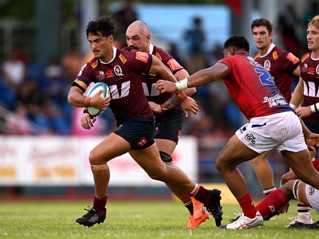 Jordan Petaia has been moved from wing to fullback for the Reds. Picture: Joe Allison/Getty Images