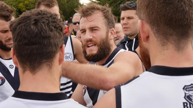 Andrew Sturgess coaches Bundoora in the Northern Football League. Picture: Rob Leeson