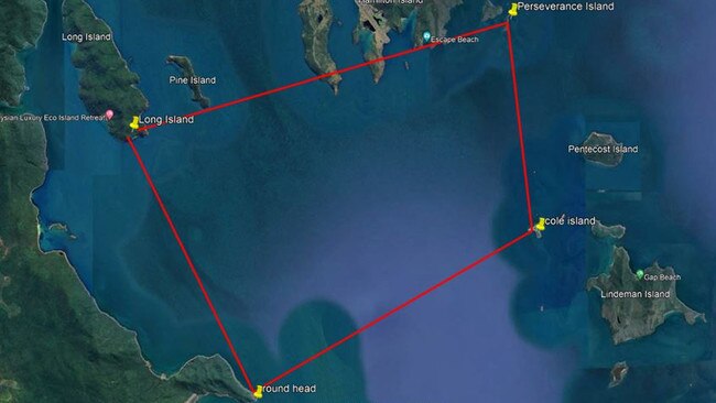 An exclusion zone remains in place in waters near Hamilton Island.