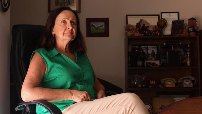 Member for Araluen Robyn Lambley at her office in Alice Springs. Picture: Jason Walls