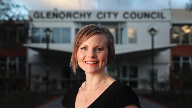 Bec Thomas has been elected as the new Glenorchy City Council Mayor. Picture: Nikki Davis-Jones