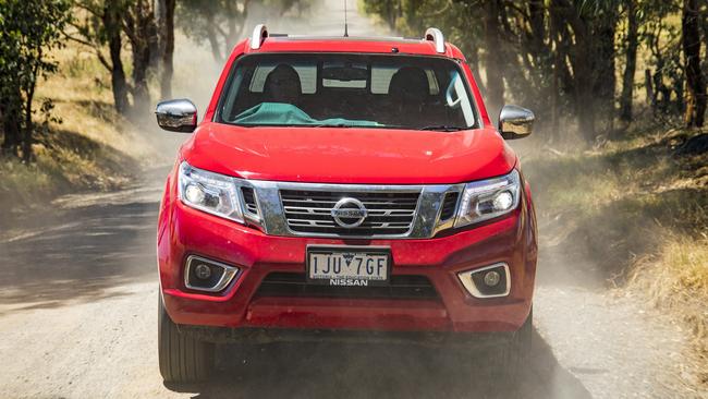 Unique conditions: The Navara on the road Down Under. Pic: Supplied.