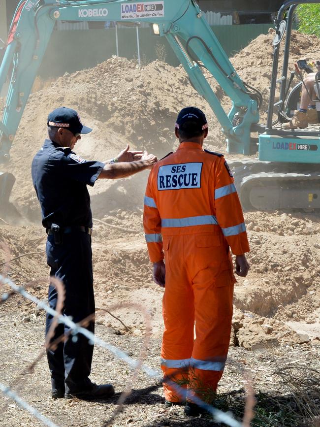 SA Police investigation at the Castalloy factory in North Plympton in 2018. Picture Greg Higg