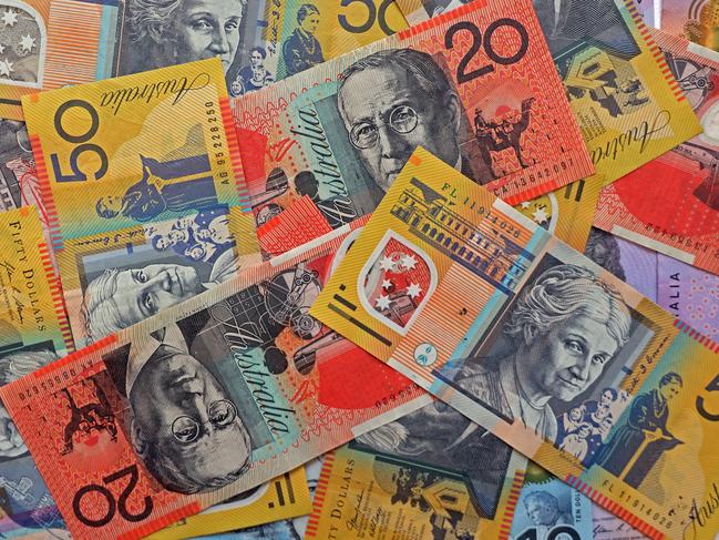 AUSTRALIA - NewsWire Photos - General view editorial generic stock photo of Australian cash money currency. Picture: NCA NewsWire / Nicholas Eagar