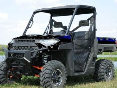 A Polaris 4x4 Ranger, similar to this one, was involved in a fatal crash at Bridgewater.