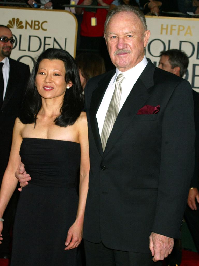 Hackman and wife Betsy were found on February 26 … Picture: Jeffrey Mayer/WireImage