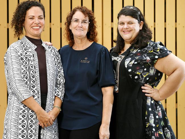 Keisha Booth, Dianne Newell and Clair Ryder are looking forward to the inaugural NQ Women’s Leadership Forum Picture: Shae Beplate.