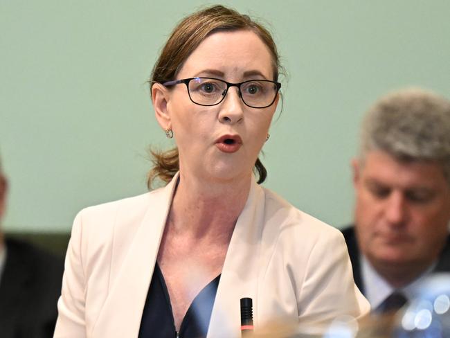 Health Minister Yvette D’Ath yesterday. Picture: Dan Peled/NCA NewsWire